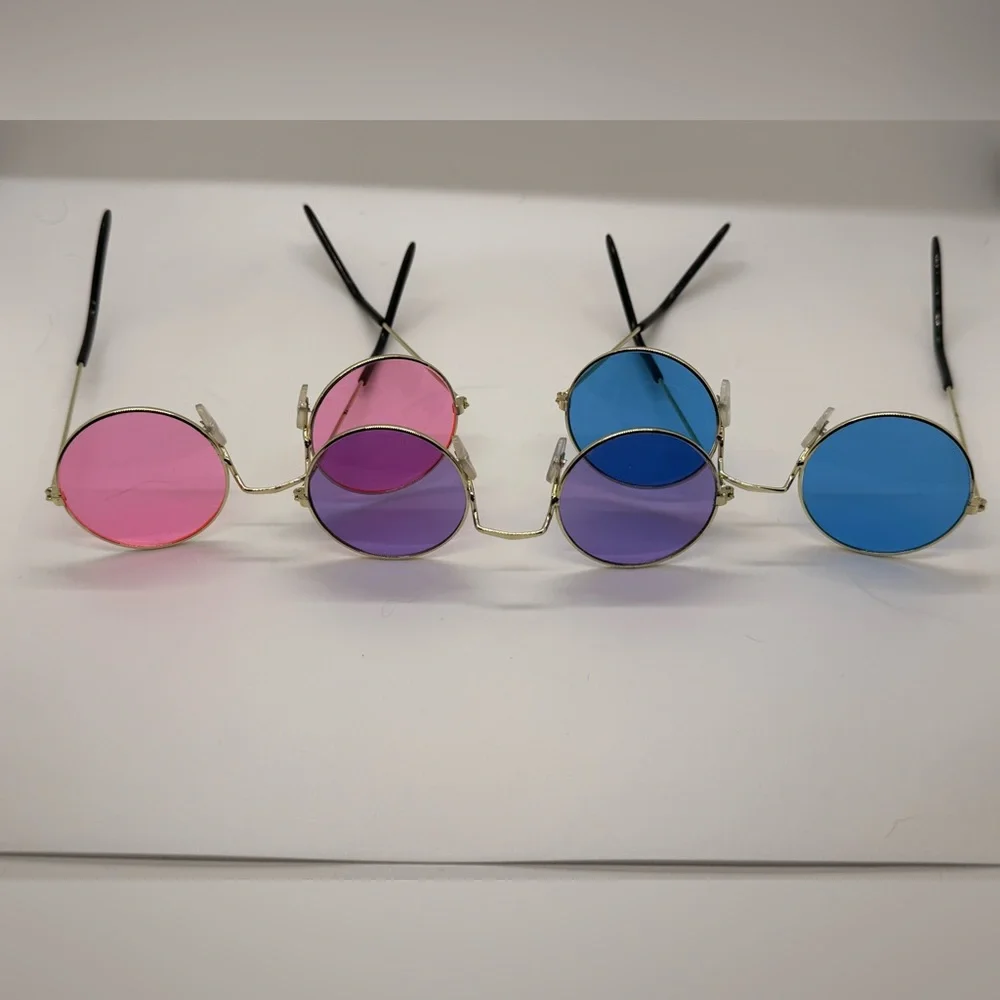Vibrant Round Sunglasses Trio